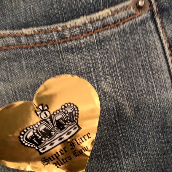 Juicy couture low rise flare jeans never worn - Picture 5 of 5